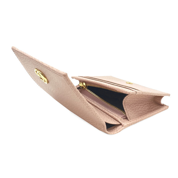 Gucci Petite Marmont Leather Wallet Light Pink - Picture 7 of 8